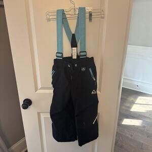 Kids Gerry Snow Bib Ski Pants Overalls Black Size XS 5/6